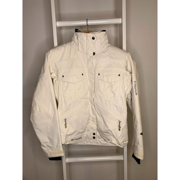 Women’s Small Columbia Titanium Hooded White Winte
